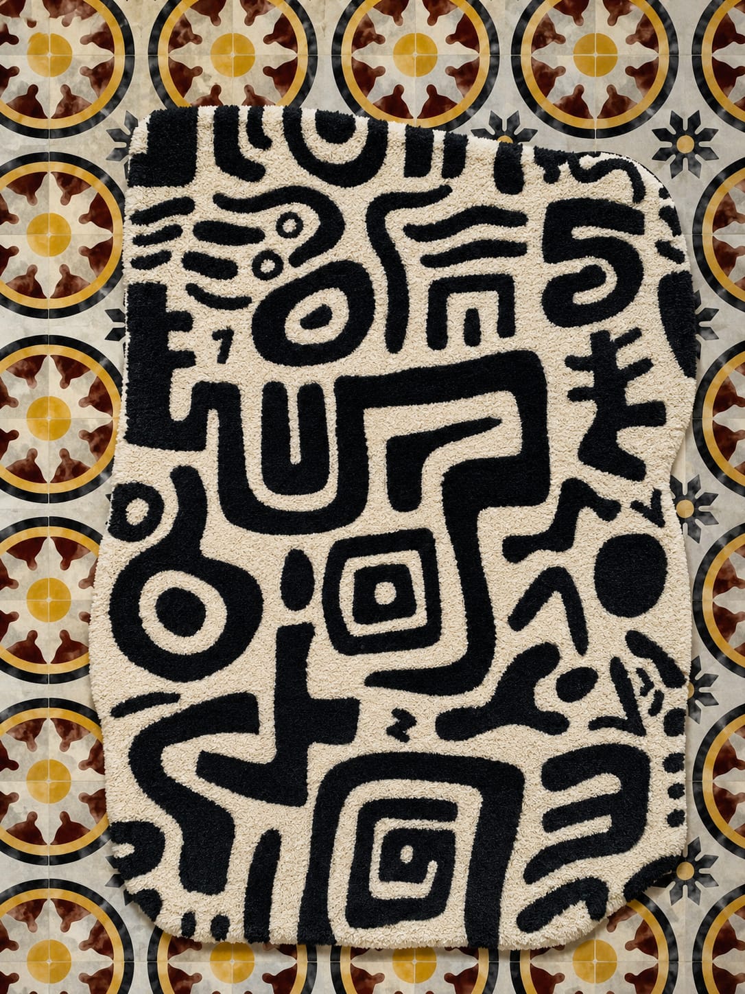Tapis Keith Haring